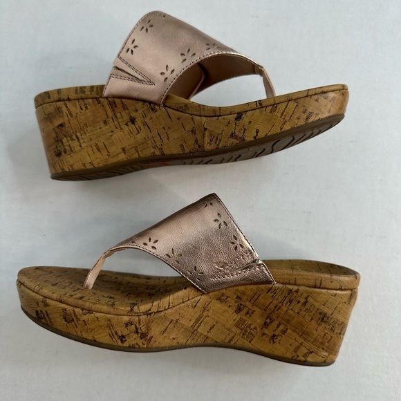 VIONIC Women's Anitra Wedge Sandals Platform Orthotic Arch Support Size 7 - Picture 7 of 13